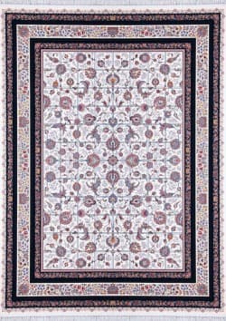 فرش نقشه کرشمه رنگ کرم