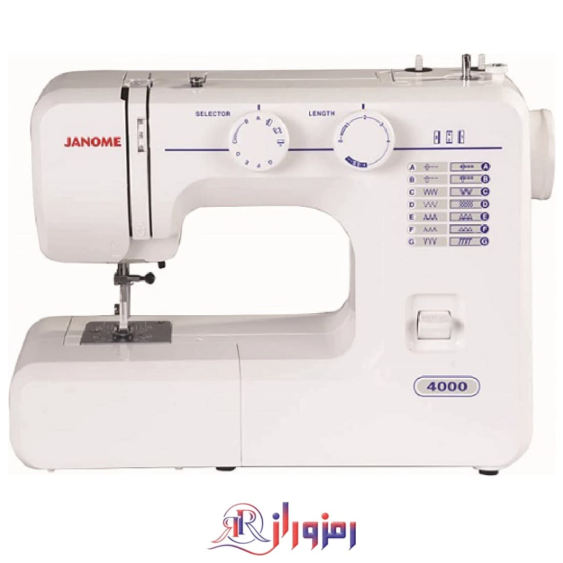 چرخ خیاطی ژانومه (JANOME) مدل 4000