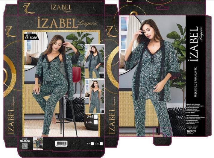 لباس خواب زنانه IZABEL مدل 5000