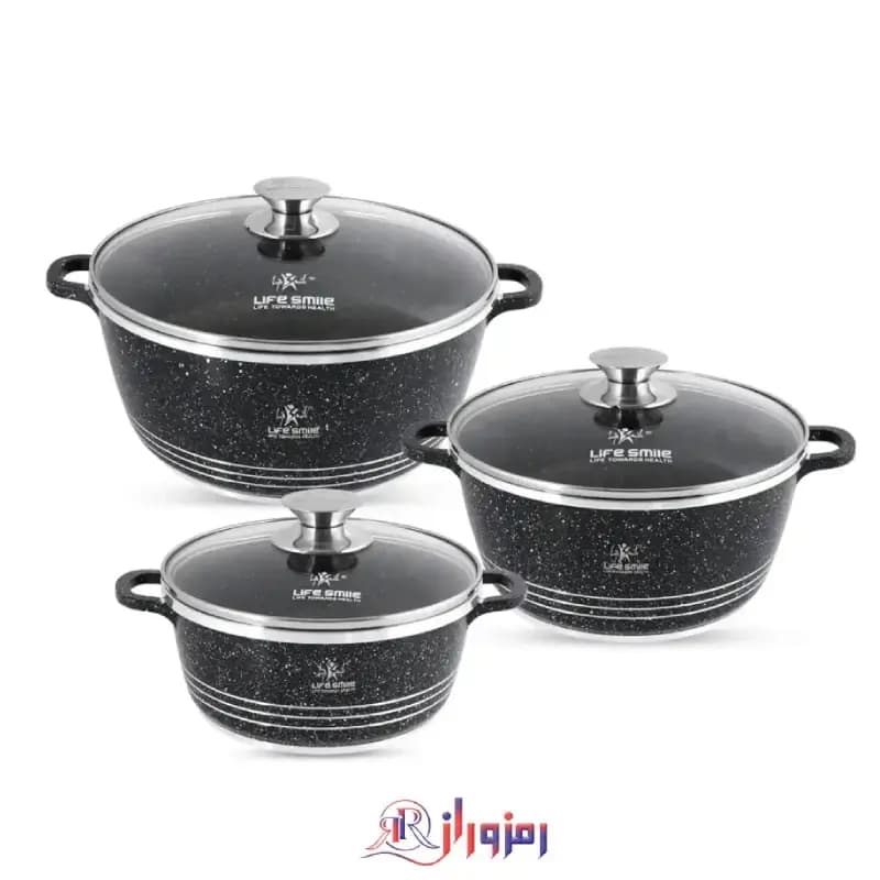 سرویس قابلمه 6 پارچه لایف اسمایل LIFEP17-6-2