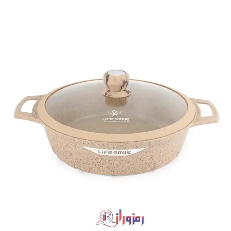 تابه دو دسته لایف اسمایل مدل FLHM-S-SHR40