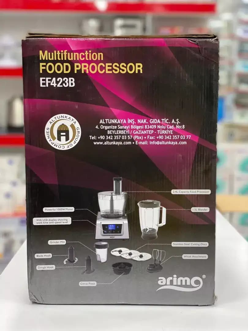 غذاساز 11 کاره دیجیتالی آریموو ترکیه 1000وات مدل EF423B