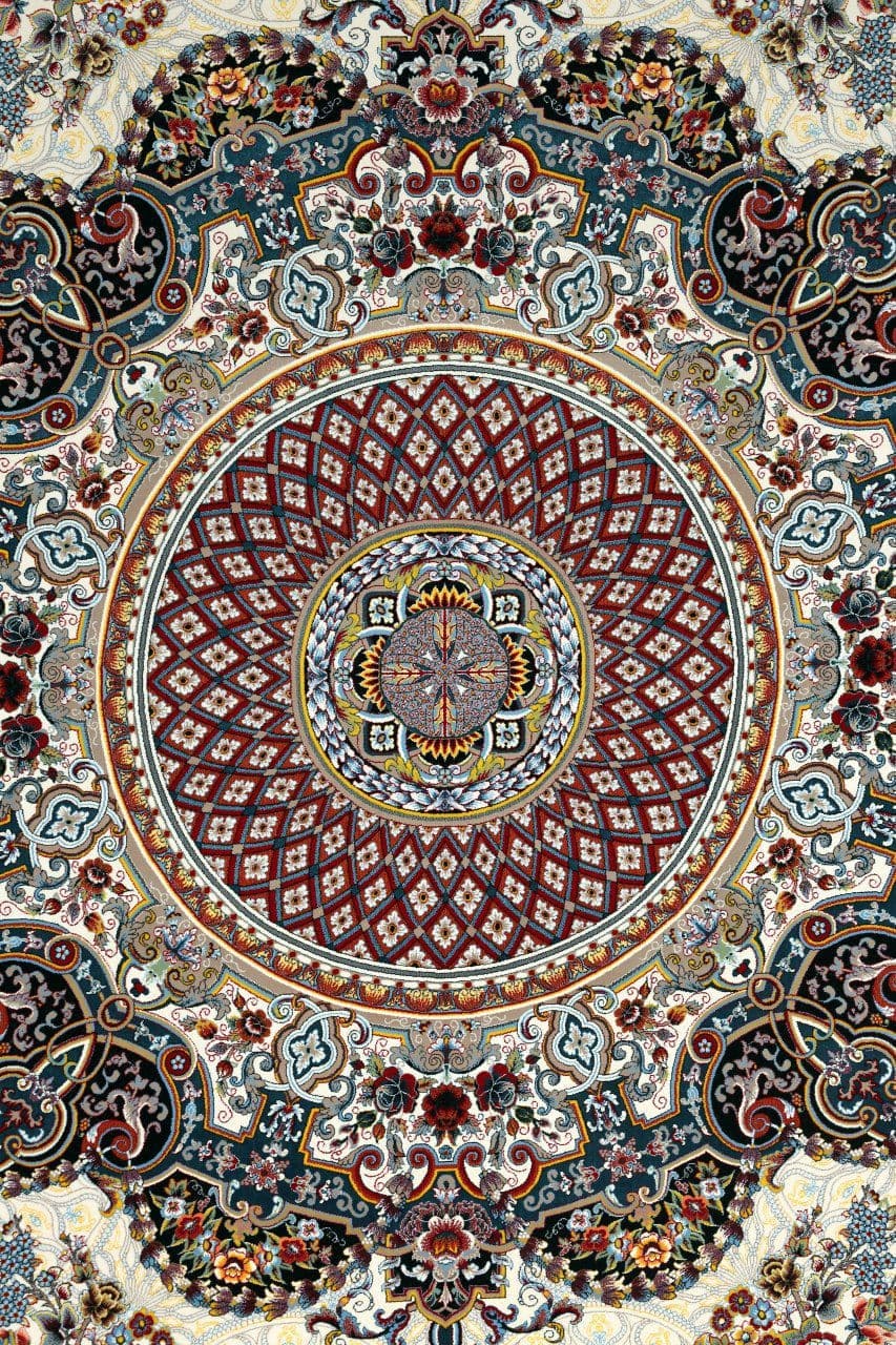 فرش فرشته  رنگ کرم