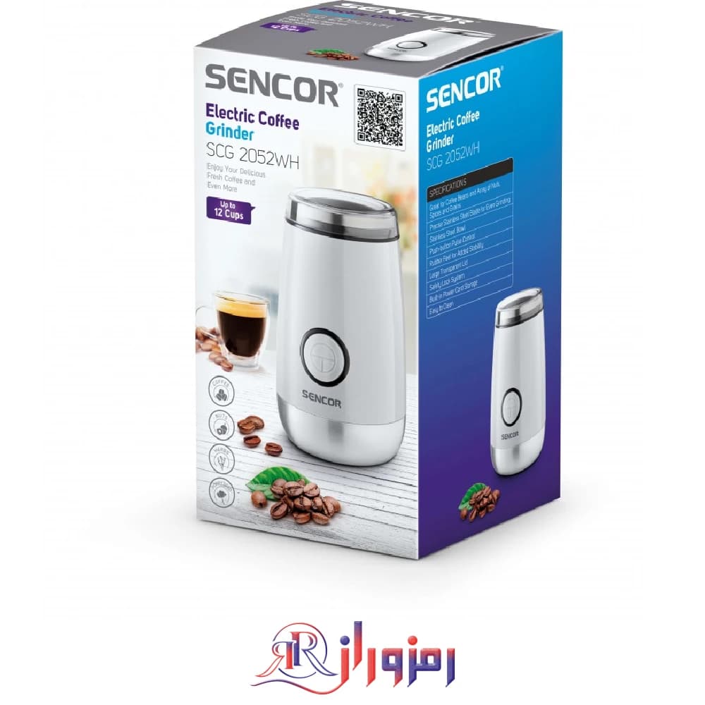 آسیاب قهوه سنکور مدل SCG 2052WH
