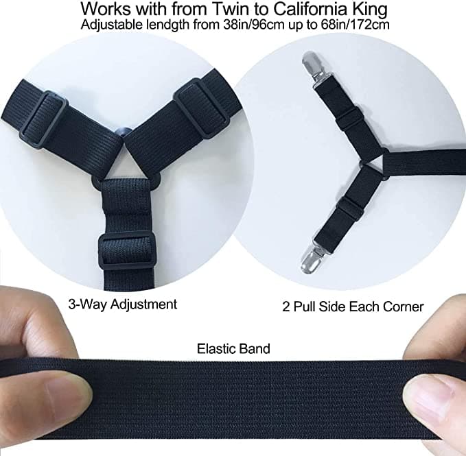 تسمه های نگهدارنده ملحفه تخت Siaomo
