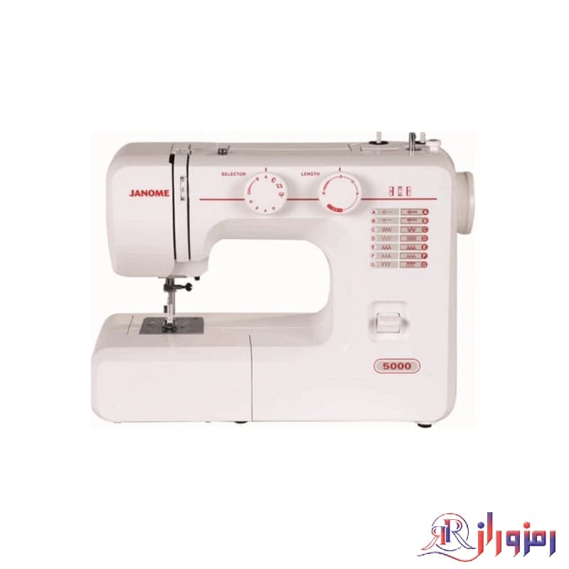 چرخ خیاطی خانگی ژانومه مدل 5000