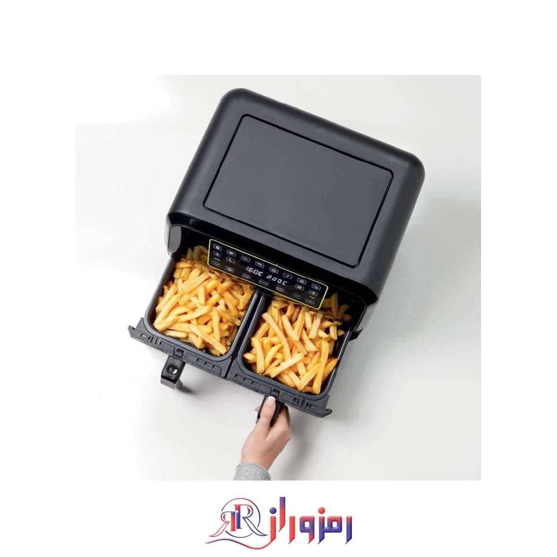 سرخکن دوقلو 9لیتری هنریچ اصلی مدل HFR 8214