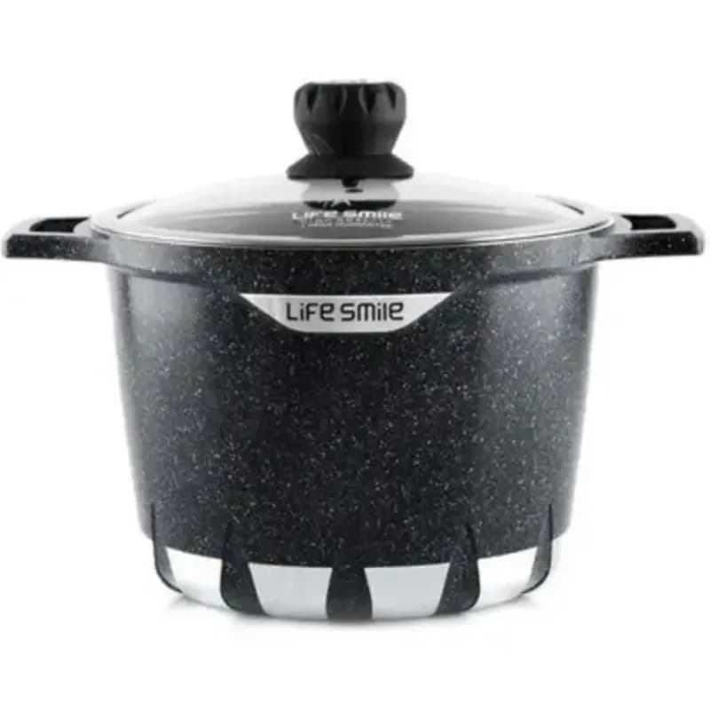 قابلمه آش گرانیت لایف اسمایل سایز 24 مدل FLCMRDP-24F