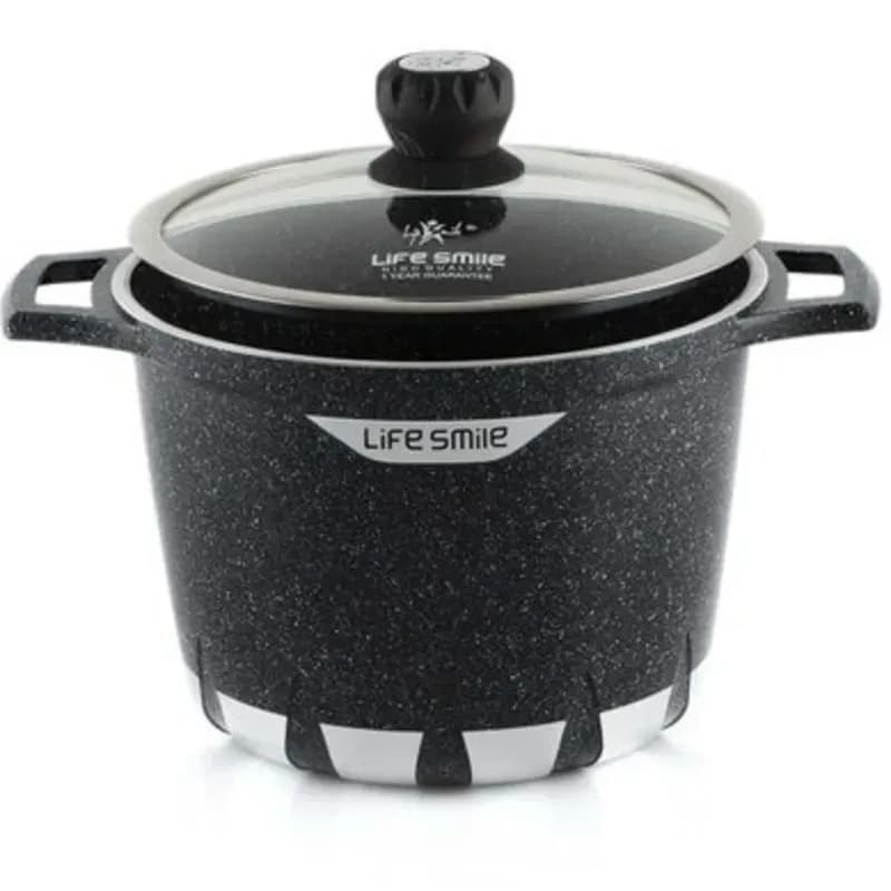 قابلمه آش گرانیت لایف اسمایل سایز 24 مدل FLCMRDP-24F